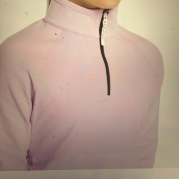 Hybrid Quarter-Zip Women Color Orchid Size Small - Picture 2 of 9